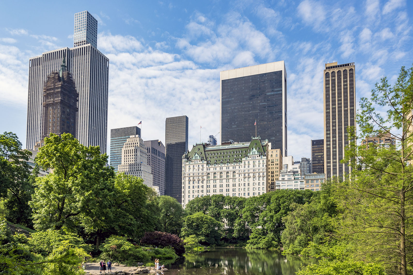 Utsikt Gapstow Bridge Central Park